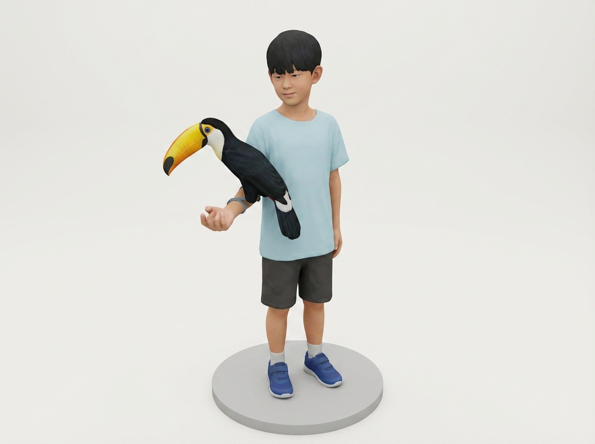 將互動畫面轉化成 Cymkube Q版 3D 公仔