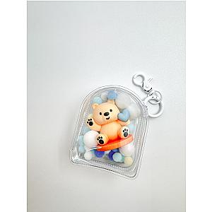 質感透明娃包(附扣環)